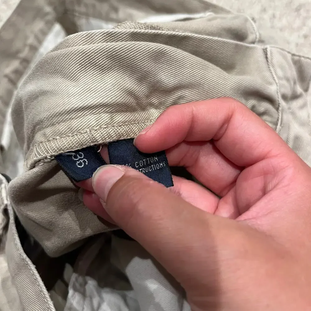 Polo Ralph Lauren Tyler Pleated Chino Shorts Mens 36 Preppy Cotton Casual